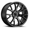 Buy cheap 22 Inch Dodge Replica Wheels Black 2528 22x9 Fit Challenger Hellcat from wholesalers