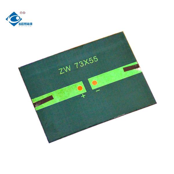 ZW-7355 Mini Poly Silicon Solar Panel 0.55W Renew Solar Battery Charger 6V Epoxy