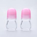 Transparent Clear Glass Roller Ball Bottles Empty 50ml For Essential Oil