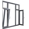 Buy cheap Tempered Glass Aluminum Champagne Color Aluminum Casement Windows With Folding Screen from wholesalers