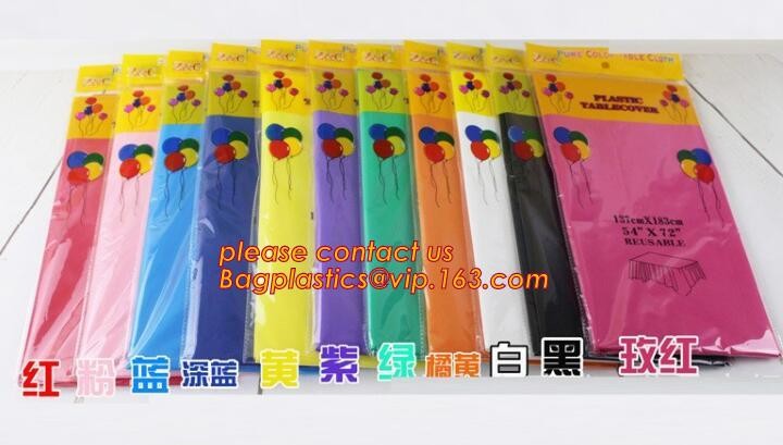 Lovely 108cm disposable Birthday tablecloth Cartoon Winnie the pooh kids happy birthday party plastic tablecover supplie