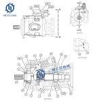 rotary pump 4211060 3976900 4310301 1972850 4230079 excavator 308E E308E2