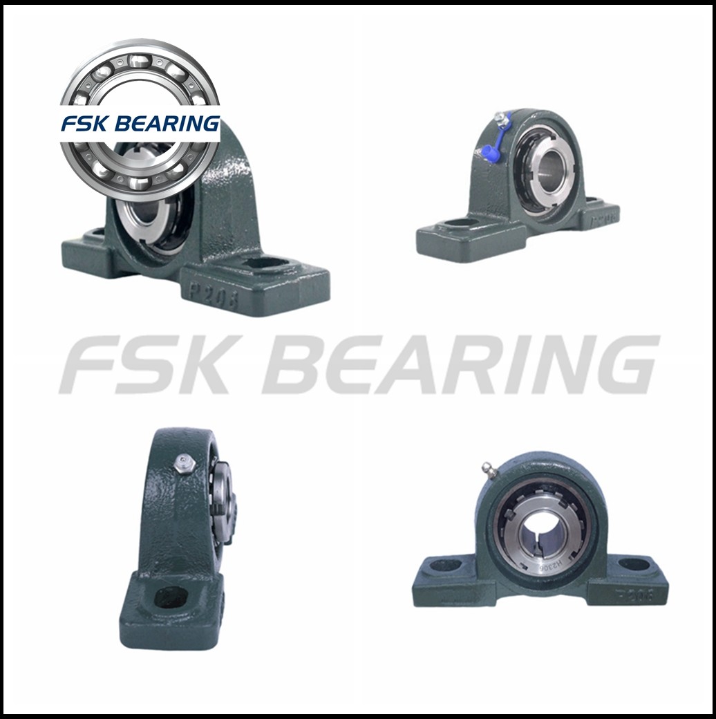 Cast Iron UKP215+HA2315 Two Bolt Pillow Housing 68.26*163*292 mm For Heavy Mining Equipment