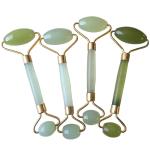 A Grade Natural Green Gemstone Jade Facial Roller
