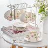Buy cheap Hand-Painted Flower Design 200ml Classic Retro Porcelain Coffee Cup And Saucer Set For Tea Parties from wholesalers