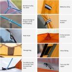 Naturehike Cloud-Up 1 Person Tent Lightweight Backpacking Tent for One Man,