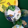 Buy cheap Jungle Animal Pattern Ceramic Plate Set Round European Style For Home Party from wholesalers