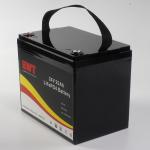 Rechargeable 24V Li-ion Battery in Black for Heavy-duty Equipment