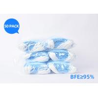 Buy cheap Boys Girls Children'S Disposable Face Masks Blue Melt Blown Cloth Anti - Virus product