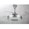 Buy cheap 6000K 3600lm Fancy Ceiling Fan Lights Silver Collapsible Ceiling Fan With Pop Out Blades from wholesalers