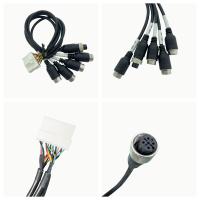 Buy cheap Gx12 4 Pin Copper Automotive Wiring Harness Custom Male Female Wiring Harness product