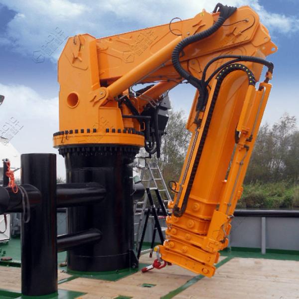 Buy cheap China Ship Knuckle Boom Length of Crane Certification Manufacturer Marine Ship Crane from wholesalers