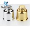 Buy cheap UV Coated Shampoo Bottle PP Plastic Flip Cover Electroplating Gold Metal from wholesalers