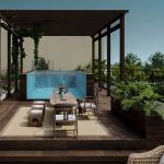 Family Sports Above Ground Framed Swimming Pool with Stainless Steel Constructio