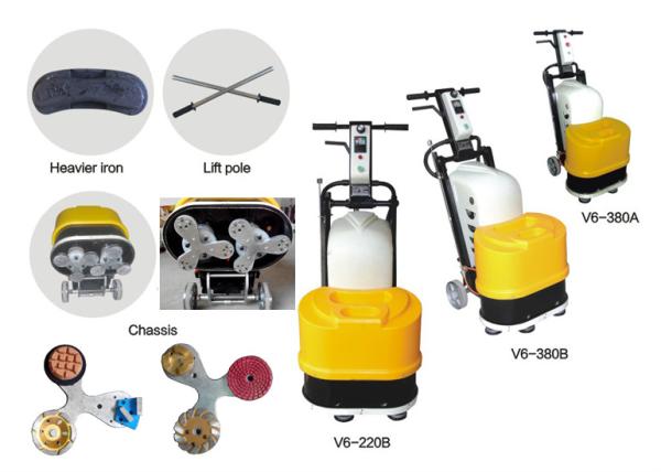 Buy cheap Single Phase 5HP Terrazzo Granite Floor Grinder , Concrete Leveling Machine from wholesalers