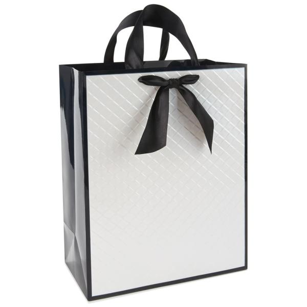 Buy cheap Silver Hot Stamping C1S Paper Shopping Bag from wholesalers