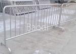 Hot Dip Galvanized Temporary Construction Fencing For Revolt Activities