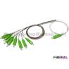 Buy cheap Mini Steel Tube 1x8 Fiber Optic PLC Splitter For FTTH PON CATV ODN 0.9mm SC/APC from wholesalers
