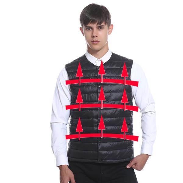Buy cheap USB Rechargeable Heated Waistcoat Power Bank Heated Vest Outdoor from wholesalers