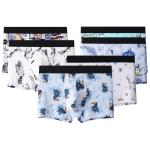 Ice Silk Mens Seamfree Boxers Cartoon Pattern Breathable Underwear Panties