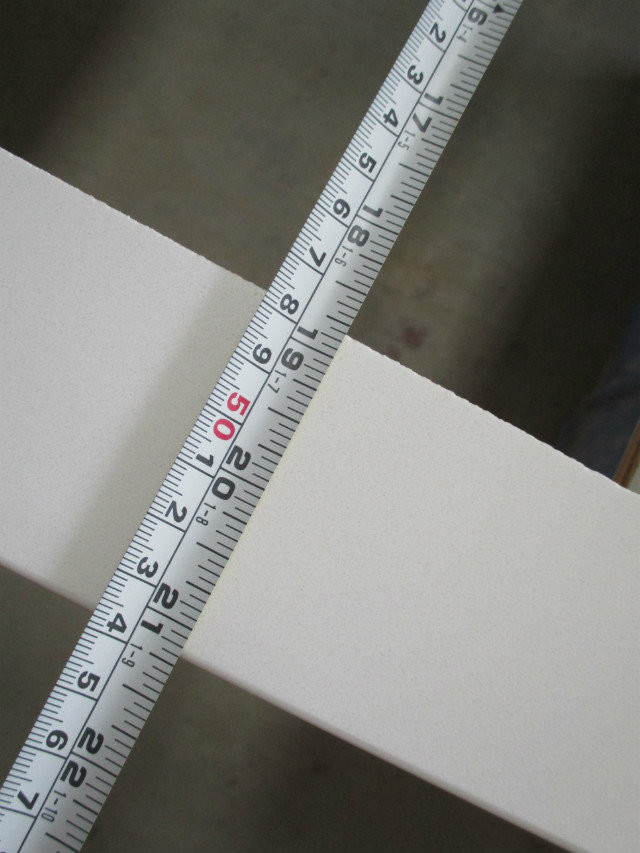Solid Surface Quartz Stone Countertops / White Engineered Stone Worktop
