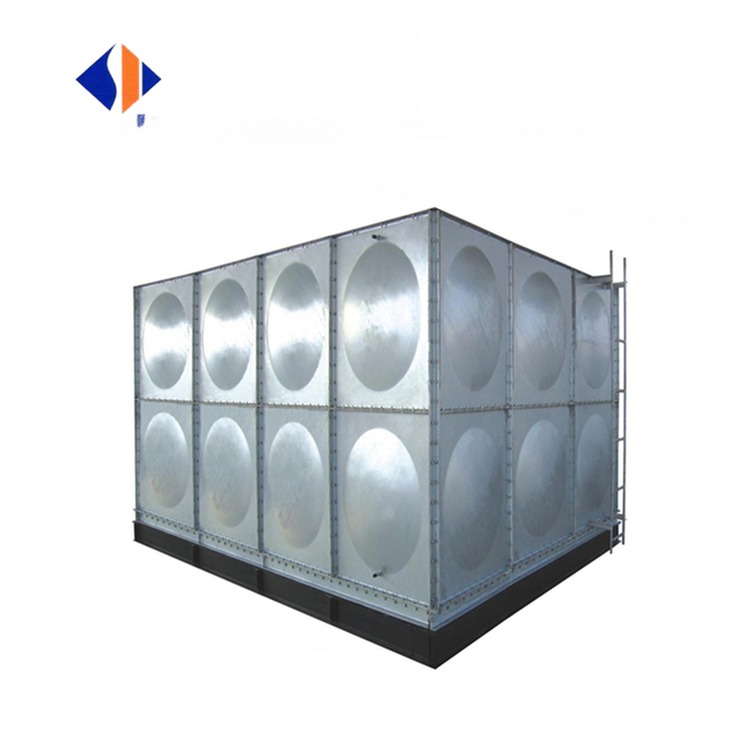 50000L/Hour Hot Dipped Galvanized Iron Pressed Steel Water Tank Rainwater Harvesting