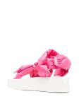 size 35-40 22.5cm 26cm Thick Rubber Sole Sandals With Decorative Big Bow
