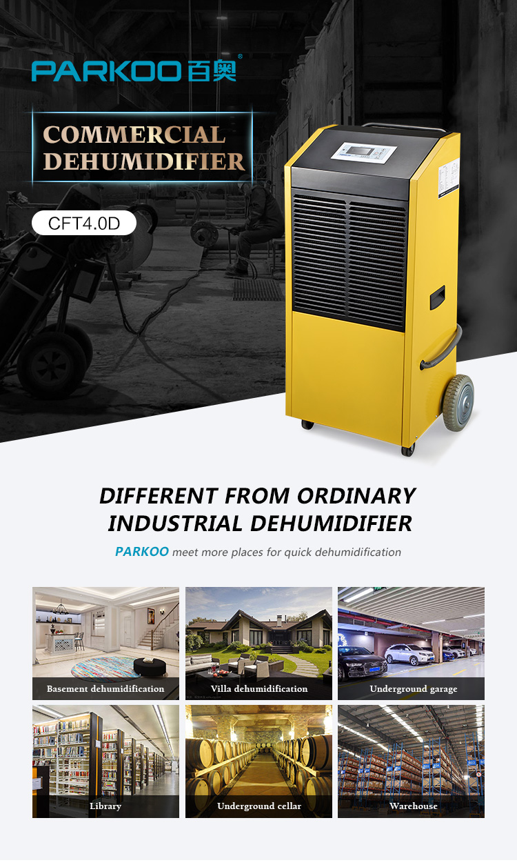 Hand Push 850w R22 Refrigerant Commercial Grade Dehumidifier