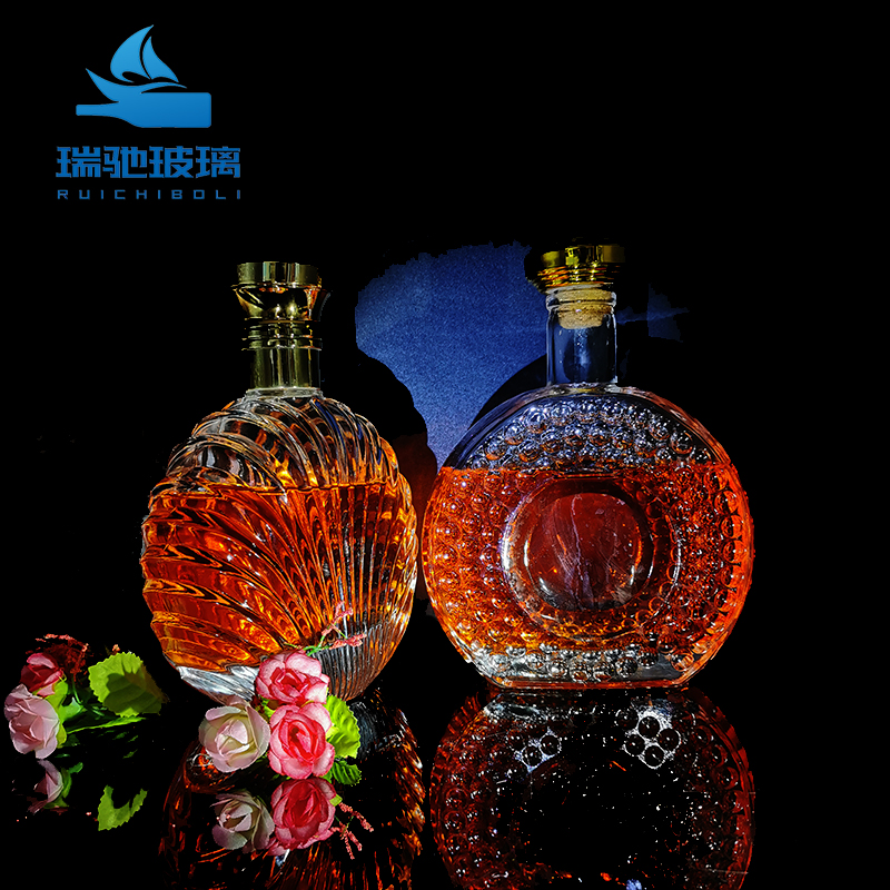 Tequila Top Grade 120ml 250ml Customizable Transparent Glass Vodka Wine Whisky Bottle