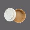 Buy cheap PLA Lid Of Disposable Kraft Bowl Custom Paper Soup Cup Kraft Salad Bowl With Lid from wholesalers