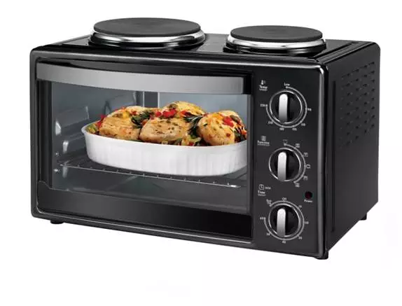 700W Stainless Steel Microwave Oven 20L Mechanical Digital Timer Control