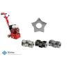 Buy cheap Concrete Milling Scarifier Machine Carbide Tipped 5 Points Scarifier TCT Cutters For Scarifiers from wholesalers