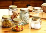 300ml / 500ml Food Storage Containers Sealable Glass Bottles For Seasonings /