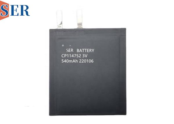Buy cheap 3.0V Ultra Thin LiMNO2 Battery CP114752 Primary Lipo Foil Battery from wholesalers
