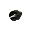 Buy cheap Plastic Ribbed Perfume Pump Sprayer 28/410 Black / White Color For Bottles from wholesalers