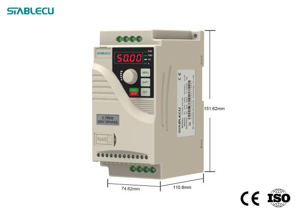 Buy cheap 1HP 0.75KW Mini VFD 220V 1 Phase Frequency Converter For 3 Phase Motor from wholesalers