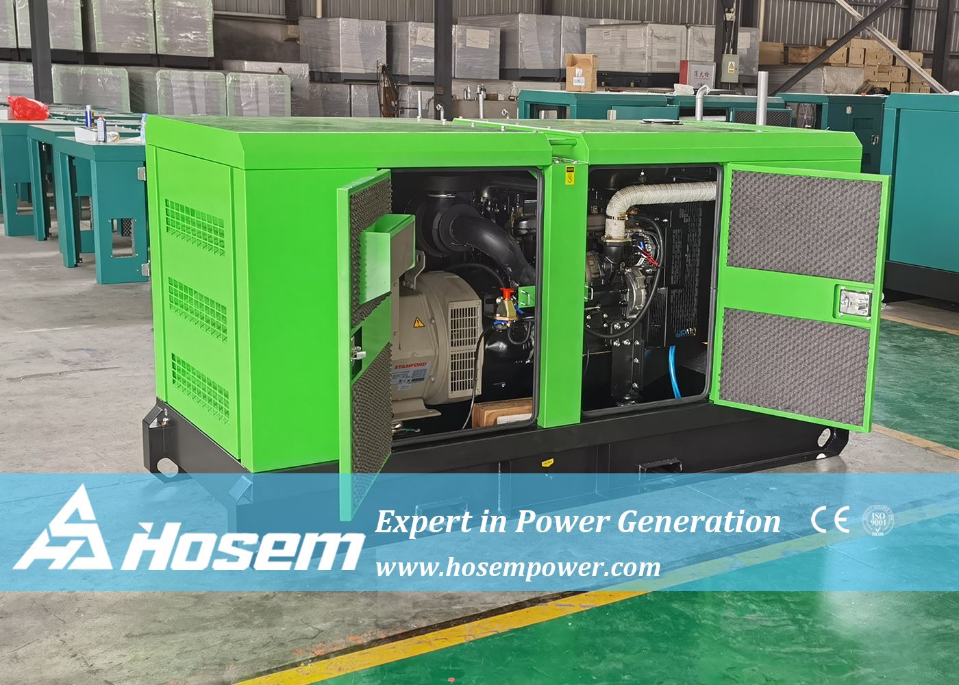 1104A-44TG1 Perkins Generator, 60kW Silent Generator Set , Perkins Generator Factory From China