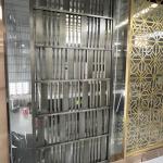 SS 201 304 316 Stainless Steel Screen Partition Custom Design For Bedroom Study