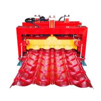 Buy cheap glazed tile roll forming machine Corrugated Metal Sheet Aluminum Tile Roof Making Roll Forming Machine product