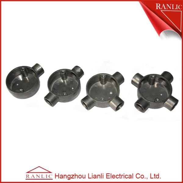 Buy cheap BS31 and BS4568 Conduit Junction Box Round Conduit Box ADC12 , Aluminum Alloy from wholesalers
