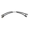 Buy cheap RJ45 Gigabit Industrial Wire Harness 2P X 28AWG Black Network Cable Harness from wholesalers