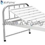 Metal Steel 2 Cranks Foldable Manual Hospital Patient Bed