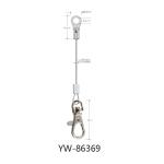 Stamped Eyelet End Security Wire Rope Sling Galvanized Surfaced 7x7 YW86368