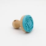 BEECH Wooden Stamp 63mm Colorful Wooden Biscuit Cookie Stamps