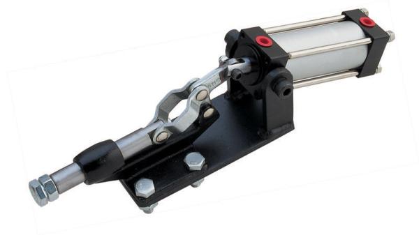 Buy cheap 386kgs Pneumatic Toggle Clamp 305EA / Pneumatic Lever Clamp Stroke 23.6mm from wholesalers