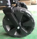 Black Collapsible Wagon Cart Heavy Duty 70kg Folding Camping Wagon Festival Cart