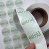 Buy cheap Custom Text Image Adhesive Printing Round Label Stickers Waterproof Vinyl Sticker Roll from wholesalers