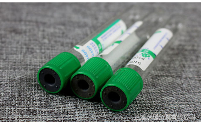 Blood Collection Tubes Vial Container Test Tubes 2ML Purple Cap Clear Glass BD Tubes 100pcs/Tray supplier