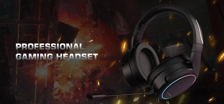 X6 Pro Active Noise Cancelling Gaming Headset Wireless For PC And Mobile Phone