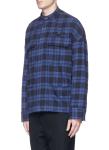 Leisure Style Plaid Shirt Flannel Jacket
